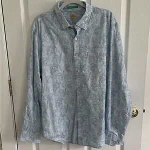 Tommy Bahama Sky Blue Paisley Shirt